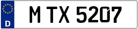 Truck License Plate